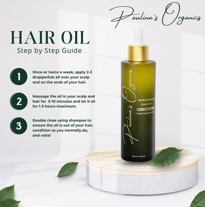 Hair Revitalizing Oil - Organic Ingredients Only